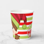 "Feliz Navidad" Papieren Bekers (Links)