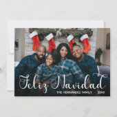 Feliz Navidad Photo Holiday Card Feestdagenkaart (Voorkant)