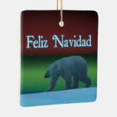 Feliz Navidad - Polar Lights Polar Beer Keramisch Ornament (Rechts)