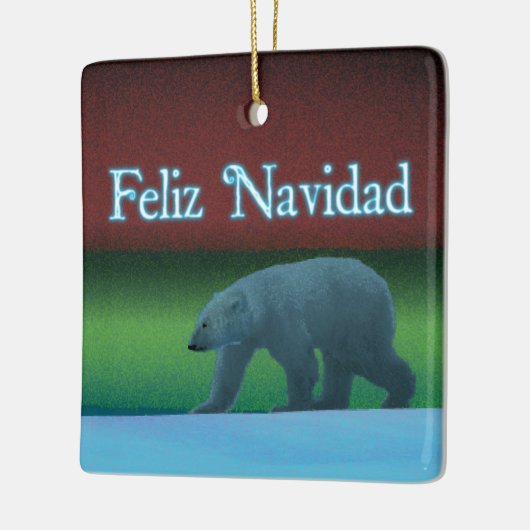 Feliz Navidad - Polar Lights Polar Beer Keramisch Ornament (Links)