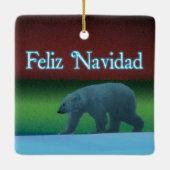 Feliz Navidad - Polar Lights Polar Beer Keramisch Ornament (Achterkant)