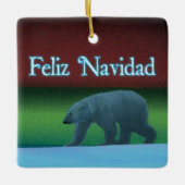 Feliz Navidad - Polar Lights Polar Beer Keramisch Ornament (Voorkant)