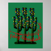 Feliz Navidad-Poster voor kerstfeestdagen