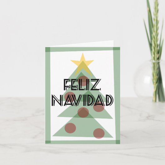 Feliz Navidad Prospero Ano Nuevo Tarjeta - Feestdagen Kaart (Voorkant)