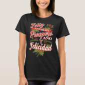 Feliz Navidad Prospero Ano Y Felicidad T-shirt (Voorkant)