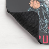 Feliz Navidad Putos Funny Rude Spanish Santa Middl Muismat (Hoek)