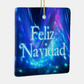 Feliz Navidad - Qaanaaq - Northern Lights Keramisch Ornament (Rechts)