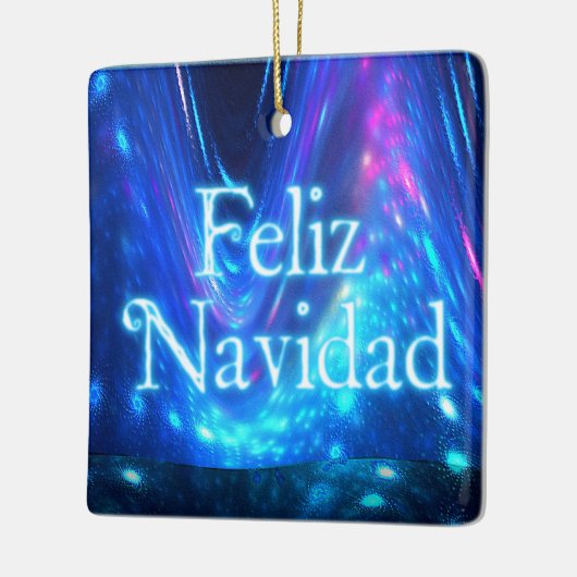 Feliz Navidad - Qaanaaq - Northern Lights Keramisch Ornament (Links)
