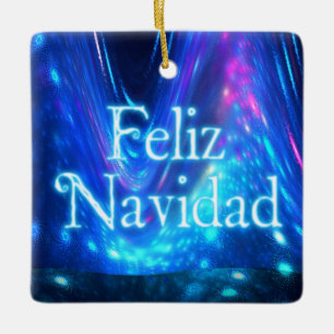 Feliz Navidad - Qaanaaq - Northern Lights Keramisch Ornament