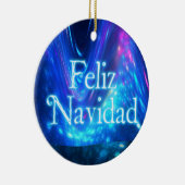 Feliz Navidad - Qaanaaq - Northern Lights Keramisch Ornament (Rechts)