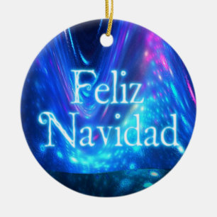 Feliz Navidad - Qaanaaq - Northern Lights Keramisch Ornament