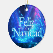 Feliz Navidad - Qaanaaq - Northern Lights Keramisch Ornament (Links)