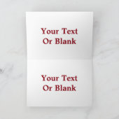 Feliz Navidad - Raspberry Creme Birch Feestdagen Kaart (Binnen)