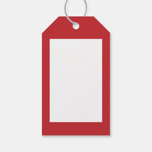 Feliz Navidad Red Chili Pepper Cadeaulabel (Achterkant)