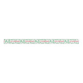 Feliz Navidad Red Chili Pepper Grosgrain Lint (Voorkant)