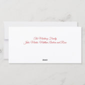 Feliz Navidad Red Chili Pepper Photo Holiday Card Feestdagenkaart (Achterkant)