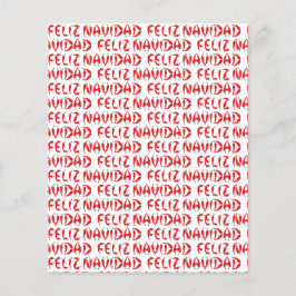 Feliz Navidad Red Chili Pepper Scrapbook Paper
