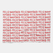 Feliz Navidad Red Chili Pepper Theedoek (Horizontaal)