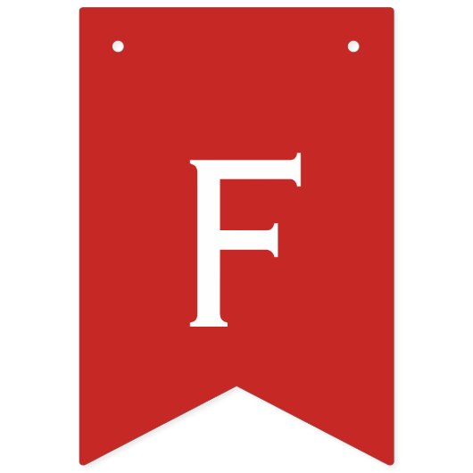 Feliz Navidad Red en White Bunting Flags Vlaggetjes (Tweede vlag)