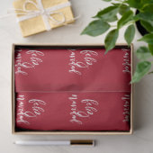 Feliz Navidad Red en witte kerst Tissuepapier (Geschenk)