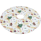 Feliz navidad, regalos y dulces para todos. kerstboom rok (Gekanteld)