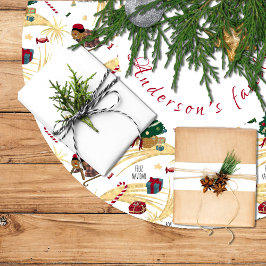 Feliz navidad, regalos y dulces para todos. kerstboom rok