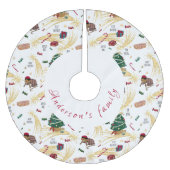 Feliz navidad, regalos y dulces para todos. kerstboom rok (Voorkant)