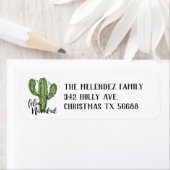 Feliz Navidad Return Address Labels (Insitu)