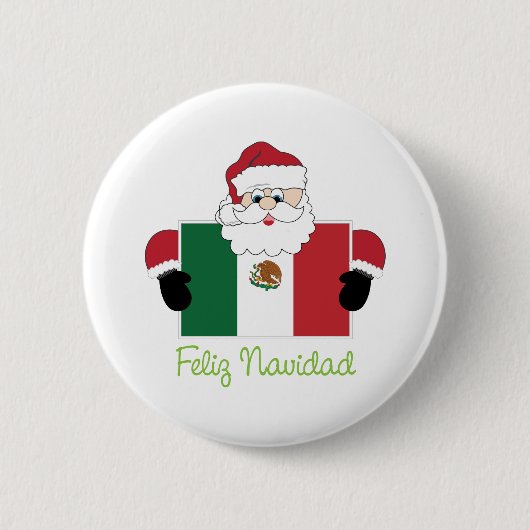 Feliz Navidad Ronde Button 5,7 Cm (Voorkant)