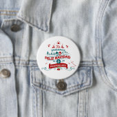 Feliz Navidad ronde knop Button 7,6 Cm (In situ)