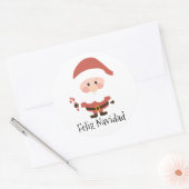 Feliz Navidad Ronde Sticker (Envelop)