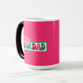 Feliz Navidad - Roze Morphing Magische Mok (Voorkant links)