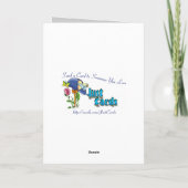 Feliz Navidad Salsa Card Feestdagen Kaart (Achterkant)