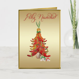 Feliz Navidad Salsa Card Feestdagen Kaart