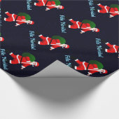 Feliz Navidad - Santa Claus Cadeaupapier (Hoek)