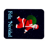 Feliz Navidad - Santa Claus Magneet (Horizontaal)