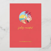 Feliz Navidad Santa Holiday Kaart (Voorkant)