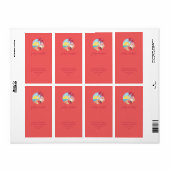 Feliz Navidad Santa Return-adreslabel Etiket (Full Sheet)