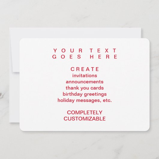 Feliz Navidad (schijnverlichting) Kaart (Achterkant)