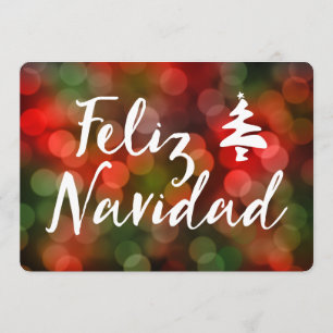 Feliz Navidad (schijnverlichting) Kaart