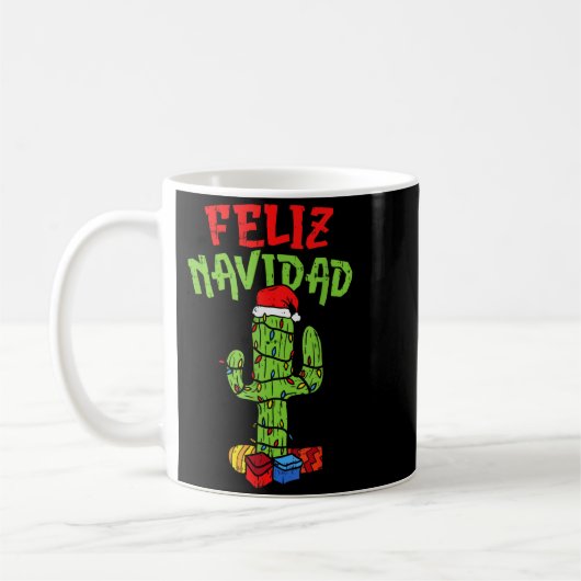 Feliz Navidad Shirt Mexican Christmas Cactus Xmas  Koffiemok (Links)