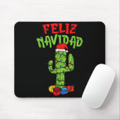 Feliz Navidad Shirt Mexican Christmas Cactus Xmas  Muismat (Met muis)
