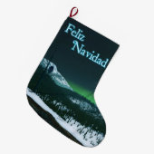 Feliz Navidad - Silent Night Grote Kerstsok (Voorkant (Hangend))