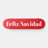 Feliz Navidad Skateboard (Horizontaal)