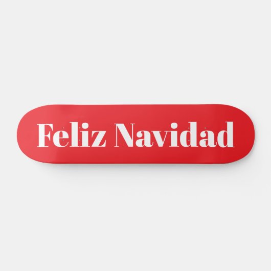 Feliz Navidad Skateboard (Horizontaal)
