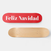 Feliz Navidad Skateboard (Horizontaal)