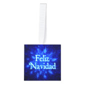 Feliz Navidad - Snowburst Decoratie (Voorkant)