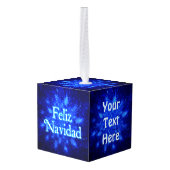Feliz Navidad - Snowburst Decoratie (Achter hoekig)