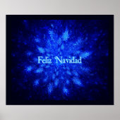 Feliz Navidad - Snowburst Poster (Voorkant)