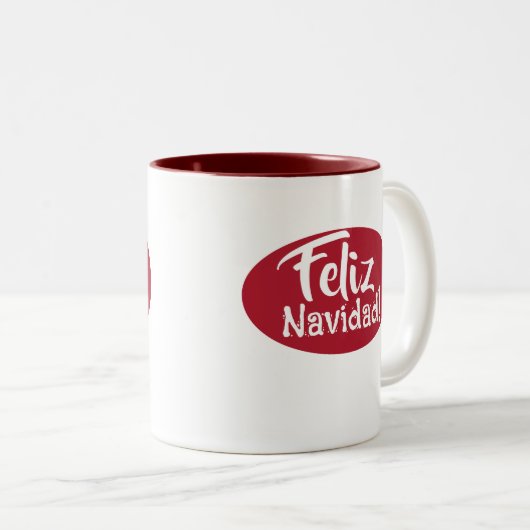 Feliz Navidad Spaans Kerst Mok (Voorkant rechts)